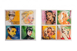 2x Dipinto Olio Crown P453-1-2 Ass2 60X60