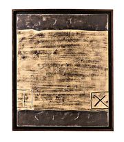 Olio su tela multicolar e telaio in legno 100x120 cm