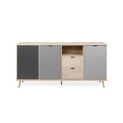 (3c)Credenza 3 ante con 2 cassetti cm 180 x 88 x 40 h (EPIK52) EFFEZ