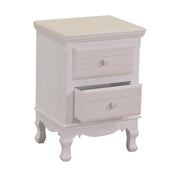 Nuremberg wooden cabinet 2 cream drawers cm37x30h54