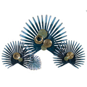 Quadro metallo foglie verde cm 76,2 x 116,2 x h 8,3