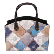 Portariviste ecopelle blu marocco rettangolare cm33,5x15,5h25,5