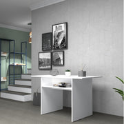 Tavolo consolle ripiegabile Bianco Larice IKEBANA 120x40x h76 cm EFFEZ