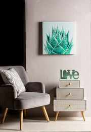 Poltrona vintage da soggiorno in velluto Grigio ADELINE 60x67x h79 cm