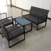 Salotto oregon in polyrattan da pezzi