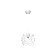Lampada a sospensione Koza MDL4327 gabbia bianco