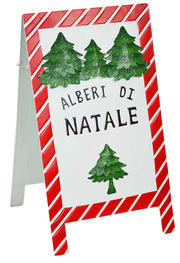Targa alberi di natale nbd-9006 cm. 58 x 35 h 97