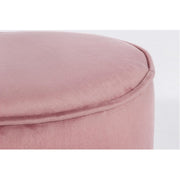 Set combinato moderno tavolino-pouf Annika rosa antico