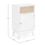 Mobiletto rustico in legno Clotilde