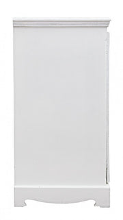 Credenza in MDF due ante quattro cassetti Bianca BLANC 100x40x h80 cm