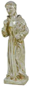 Statua san francesco xh-0702 cm. 19 x 16 h 55