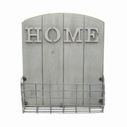 Portalettere legno bianco cm25,5x9h30,5