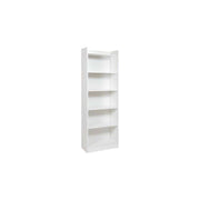 Mobile Libreria Bianco Frassinato 6 ripiani H180x64x29 cm