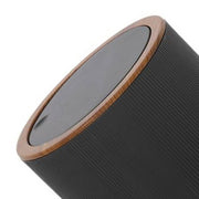 Pattumiera nera della serie London da 5 litri.