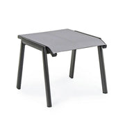 Poggiapiedi arredo giardino alluminio antracite Cruise cm 53 x 51 x 44