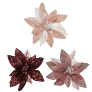 Fiori Natale assortiti Ø18 cm