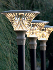 Lampada da esterno in alluminio pressofuso con luce diretta e diffusore trasparente - 50W salvia