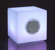 Lampada LED Cubo Speaker in Polietilene 20x20cm