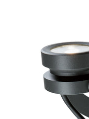 Faretto Orientabile in Alluminio Pressofuso - Luce Naturale - 10W - 890 Lumen nero