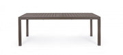 Tavolo arredo giardino allungabile alluminio marrone Hide cm 200-300 x 100