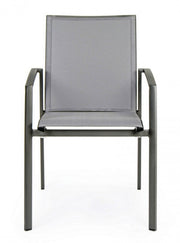 Sedia arredo giardino alluminio antracite Cruise