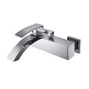 Miscelatore Doccia Esterna Cromato Riga 9.8 cm x 20.1 cm x 21.8 cm