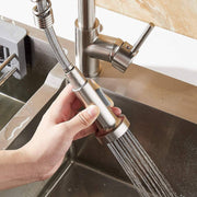 Miscelatore da cucina con doccetta estraibile a molla cromato L 35 x P 9 x H 54 cm