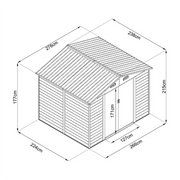 (2c) Casetta Chalet 278 x 238 x H215 cm
