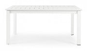 Tavolo allungabile giardino Konnor bianco