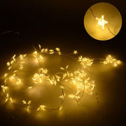 Luce filo 160 micro led stella bianco caldo cm230alimentazione fissa uso esterno