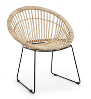 Poltrona rustica Cayes naturale