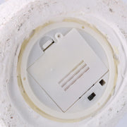 Pupazzo di neve resina con lanterna bianco con led cm37x19h44