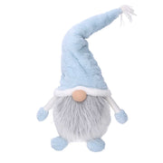 Gray fabric gnome 21x10h44 cm