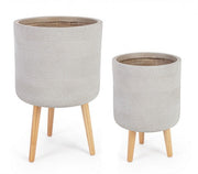 Set2 Vaso Rigo To Treppiede Beige