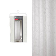 Tenda doccia con motivo rami geometrici in tessuto, misura 240 x 200 cm.