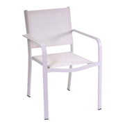 Poltrona alluminio el paso bianco cm55x61 x h84,5