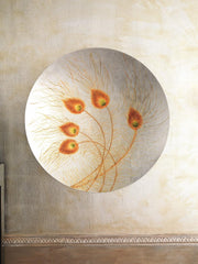 Piatto decorativo bianco 65x65x1 cm