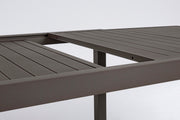 Tavolo arredo giardino allungabile alluminio marrone Hide cm 200-300 x 100