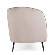 Divano effetto velluto 2 posti Candis Grigio Chiaro