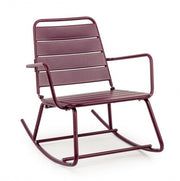 Sedia a dondolo bordeaux bizzotto lillian