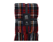 Plaid poliestere con frange 130 x 170 x 1 cm