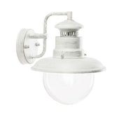 Applique In Basso E27  linea calipso  biancoargento