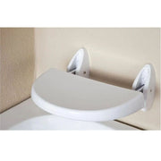 Sedile Pieghevole a Muro per Disabili Bianco  35x25 cm