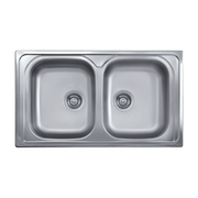 Lavello 86x50 2 vasche SAXT322