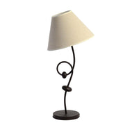 Ivory stones metal lamp 28x28x57cm