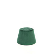 Pouf velluto metallo verde cm 46,5 x 46,5 x h 33