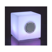 Lampada LED Cubo Speaker in Polietilene 20x20cm