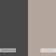 Scarpiera con Anta Antracite, Colore Light Mocha  44x100x35 cm