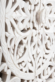 Credenza 2 ante legno bianco Alinta cm 96 x 43 x 98