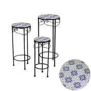 Colonnina mosaico in metallo Cagliari